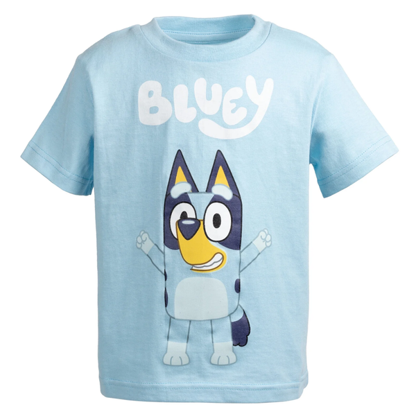 Bluey Kids’ Light Blue Graphic T-Shirt