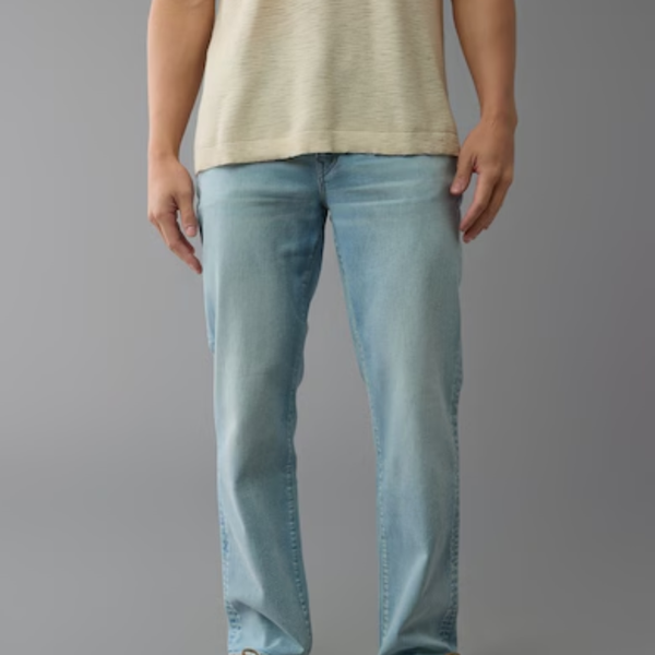 American Eagle Men Blue Original Bootcut Jean